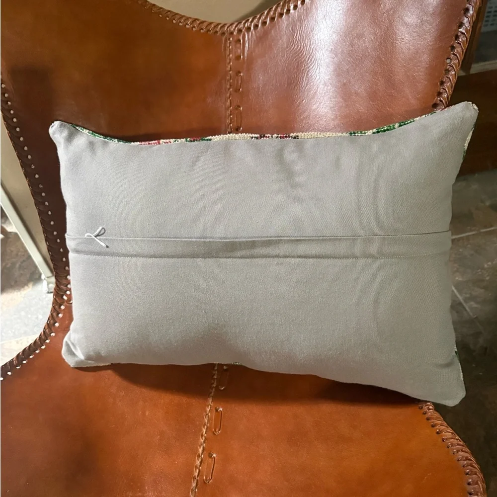 Floral Kilim Lumbar Pillow 24